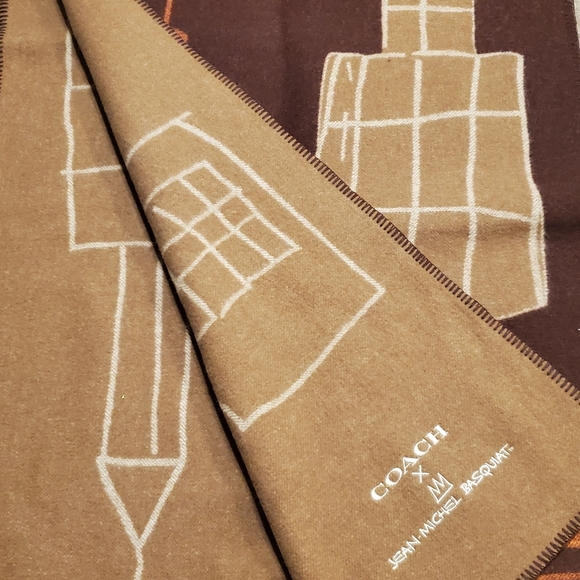 Coach X Jean Michel Basquiat Oversized Scarf - Picture 5 of 7